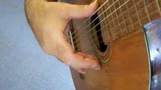 Flamenco guitar lesson  Golpe taps [upl. by Anoli152]