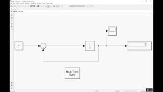 Simulink Real Time Sync Simulation Tutorial [upl. by Aiuhsoj]