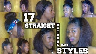 17 NATURAL HAIRSTYLES for Short Naural Hair [upl. by Nnhoj]