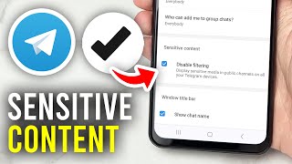 How To Enable Sensitive Content On Telegram iOS amp Android  Full Guide [upl. by Thema411]