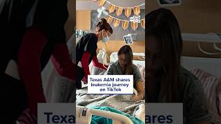 Texas AampM senior turns to TikTok to document cancer journey garnering millions of supporters [upl. by Eilasor]