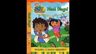 Opening to Dora the Explorer  Meet Diego US DVD 2003 [upl. by Clite683]