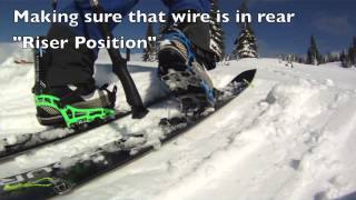 Karakoram Splitboard Binding Change Over [upl. by Acirretal]