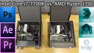 Ryzen or Core i7 for work in Ps Ae Pr 3dsMax and Maya [upl. by Ynor836]