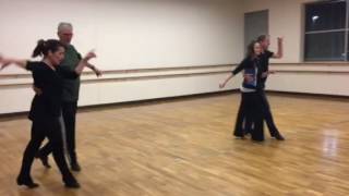 Cha Cha choreography group class continuous locks [upl. by Gregory137]