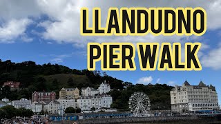 Exploring Llandudno Pier A Beautiful North Wales Walk [upl. by Dustman]