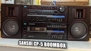 Sansui Boombox model CP5 from 1983 [upl. by Oned]