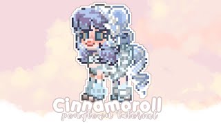 ✮⋆ ☁️Pony Town⋆˙ ∘₊✧─Cinnamoroll Tutorial─✧₊∘ •°SANRIO FRIENDS°• ⋆˙ by szha ⋆˙ [upl. by Salguod]