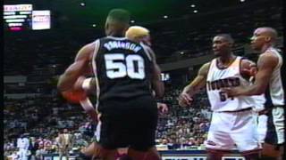 Dennis Rodman  A Slight Issue with Dikembe Mutombo [upl. by Ahsiadal]