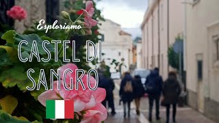 Castel Di Sangro  Italy walking tour 4k  Abruzzo nel mondo [upl. by Keven]