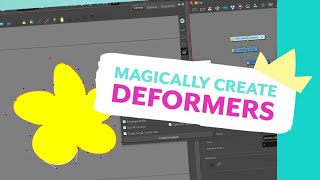 DEFORMERS  How to AUTOMATICALLY create deformers around a shape Harmony [upl. by Yeta814]