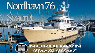 Highlight tour  Nordhavn N76 quotSeacretquot [upl. by Birmingham45]