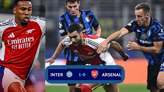 Arsenal PREDICTABLE amp PATHETIC 😡  INTER 1 ARSENAL 0 [upl. by Nuahsor]