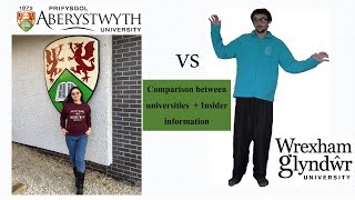 Comparison between Aberystwyth University and Wrexham Glyndwr University l Insider information [upl. by Alansen925]