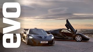 McLaren P1 vs McLaren F1  evo REVIEW [upl. by Rednav]