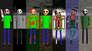 Everyone is Baldis 7 Horror Mods  ALL PERFECT 1 [upl. by Cindra]