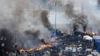 Molotov Cocktails Vs Water Cannon In Deadly Kiev Protests [upl. by Spenser695]