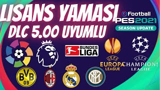 PES 2021 LİSANS YAMASI  TÜM TAKIMLAR LOGO VE FORMALAR  BUNDESLİGA  PC  DLC 500 UYUMLU [upl. by Arodaeht140]