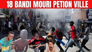 Peyi a Cho 18 Bandi Tonbe nan Petion Ville Lapolis Sezi Yon Kamyon Chaje Zam bandi te Ladan [upl. by Bushey146]