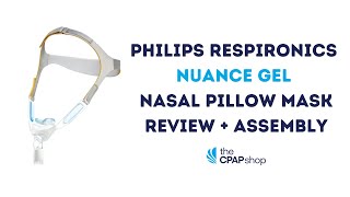 Philips Respironics Nuance Pro Gel Nasal Pillow CPAP Mask Assembly  The CPAP Shop [upl. by Sivatco974]