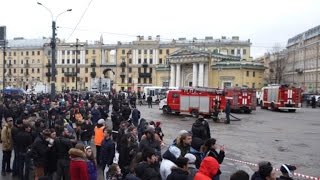 StPétersbourg un témoin décrit la panique lors de lexplosion [upl. by Kippar]