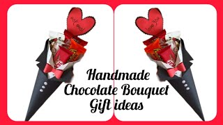 Diy Mini chocolate bouquet  chocolate bouquet tutorial  How to make chocolate bouquet giftidea [upl. by Avan178]