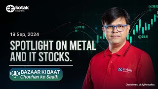 Nifty 25550 a key resistance level Metal and IT stocks in focus [upl. by Mara]