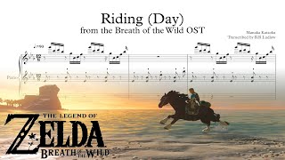 Riding Day  The Legend of Zelda Breath of the Wild Transcription [upl. by Oletha538]