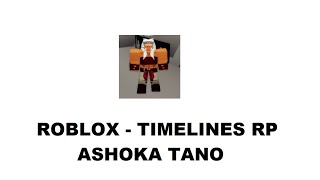 How to make Ahsoka Tano  Roblox Timelines RP [upl. by Haronid]