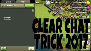 Clash of clan clear chat tricks 2018  100 reallike hit [upl. by Whitcomb]