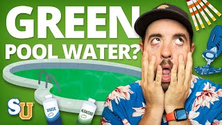 How to Get Rid of POOL ALGAE Green Water [upl. by Audly437]