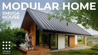 Prefab Modular Home overview of modern sustainable architecture [upl. by Jarrid]