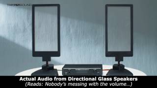 HyperSound Glass – The World’s First Transparent Directional Speakers [upl. by Neomah]