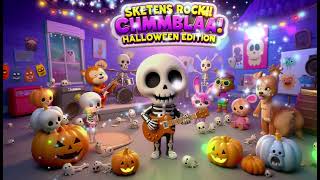 quotSkeletons Rock Chumbala Cachumbala Halloween Editionquot CartooN Nursery Kids Song with lYrics [upl. by Lemar757]