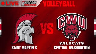 Saint Martins vs Central Washington Volleyball  LIVE 9212024 [upl. by Niamart]