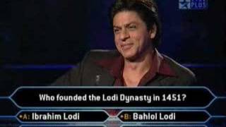 KBC 3  Hilarious Contestant wid Shahrukh Khan subtitles [upl. by Brena837]