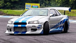 Nissan Skyline R34 Drift Its good for drifting [upl. by Cartie]