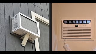 how to install through wall ac unit [upl. by Perkin]