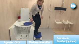 Invacare Badewannenlifter Aquatec Orca wwwburbachgoetzde 3 [upl. by Euphemia]