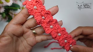 DIADEMA DE FLORES A CROCHET  PASO A PASO  FÁCIL Y RAPIDO [upl. by Florrie236]