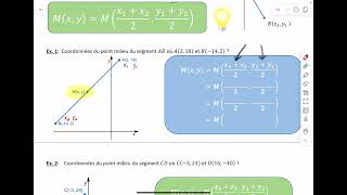 V13a Point milieu d’un segment de droite [upl. by Dupaix]