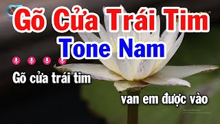 Karaoke Gõ Cửa Trái Tim Tone Nam  Dm  Nhạc Sống 2024  Karaoke Tuấn Cò [upl. by Cecile]