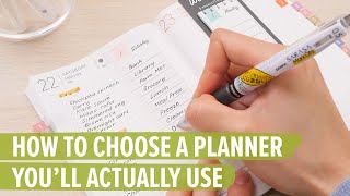 How to Choose a Planner You’ll Actually Use [upl. by Marduk]