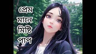 প্রেম মানে মিষ্টি পাপSagor Boni shorts love song [upl. by Animrac455]