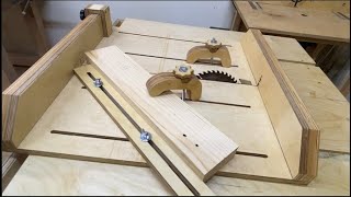 Another carriage for cutting a 45 degree angle template Do it yourself [upl. by Lehcear]