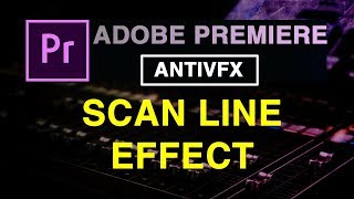 Adobe Premiere Pro CC Tutorial  Colorful Scan Line Effect [upl. by Lekcar]