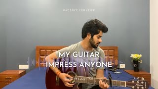 My Guitar KADENCE FRONTIER Review Lena chahiye ye guitar  🤔 vlog [upl. by Airreis]