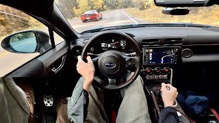 BRZ Ferrari Mountain Run POV amp Pedal Cam  4K [upl. by Aehcsrop]