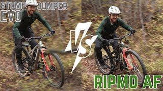 Stumpjumper EVO vs Ibis Ripmo AF [upl. by Kerr]