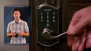 How To Install Your Schlage Touch™ Keyless Lever [upl. by Kinzer]